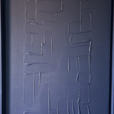 Matthew Remsbecher, "Deep Shifts," Plaster and paint, 35" x 51," 2025