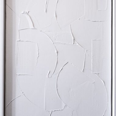 Matthew Remsbecher, "Sculpt," Plaster and paint, 34.5" x 50.5," 2025