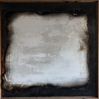 Matthew Remsbecher, "Tether," Mixed media, 50" x 50," 2025